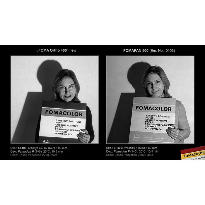 Foma Ortho 400, 120, ISO 400 — Firstcall Photographic