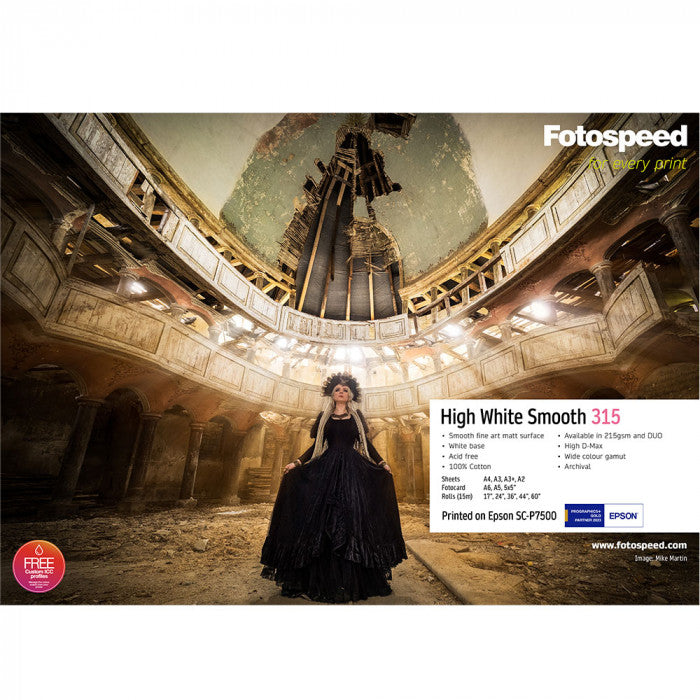Fotospeed High White Smooth, EG, A3+, Pack of 25