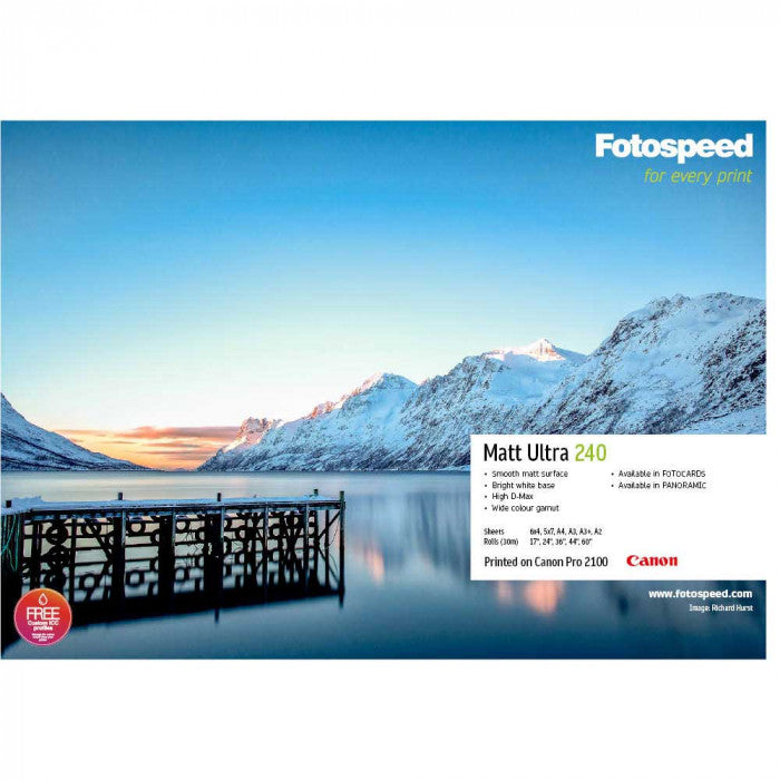 Fotospeed Matt Ultra, A3+ size, Pack of 50