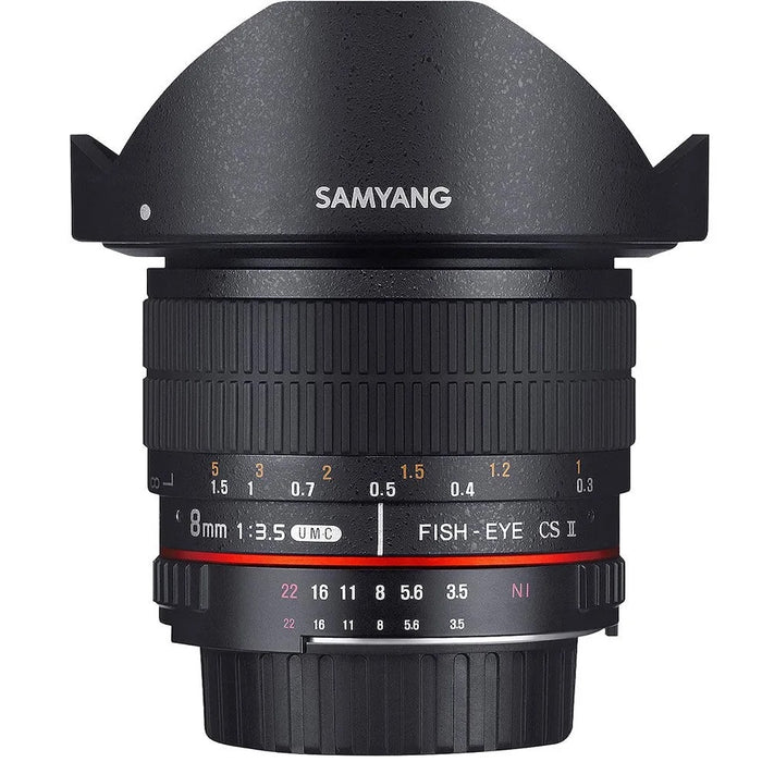 Samyang 8mm f/3.5 Aspherical IF MC Fisheye CS II Nikon AE