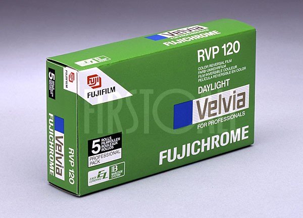 Fujifilm Velvia 50 120, ISO 50, Pack of 5