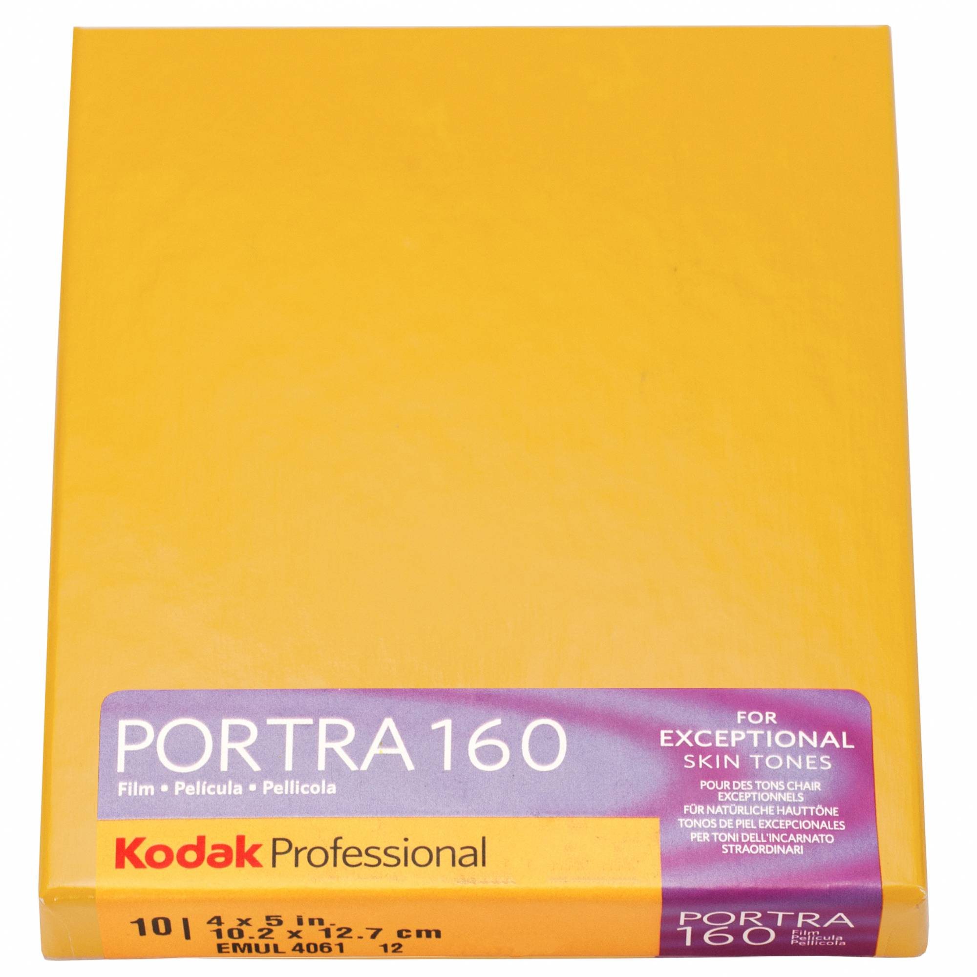 Kodak Portra 160 4 x 5, ISO 100, Pack of 10 sheets - Colour Print