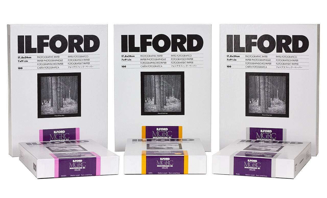 Ilford Multigrade RC Deluxe, Pearl, 5 X 7in, Pack Of 100 - Black And ...