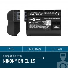 Ansmann Equivalent EN-EL15 Battery