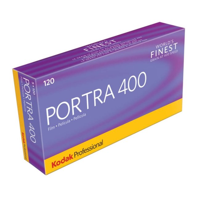 Kodak Kodak Portra 400 120, ISO 400, Pack of 5 - Out of Date Film