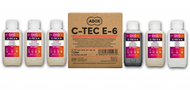 Adox ADOX C-TEC E-6 3-bath Kit for 12 films to mix 1L