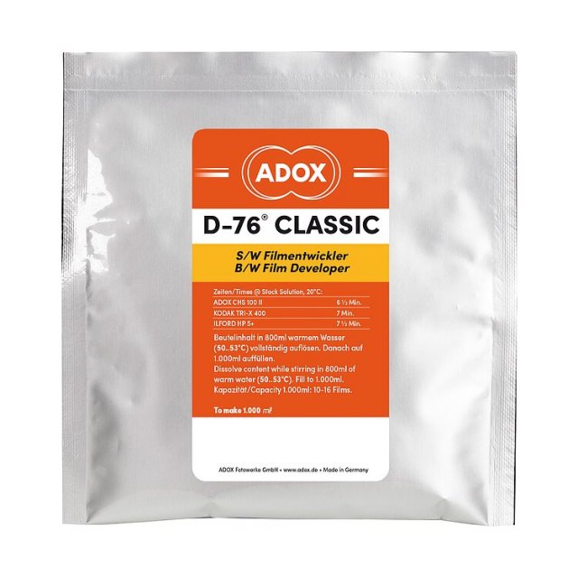 Adox Adox D-76 Classic Film Developer - Makes 1L