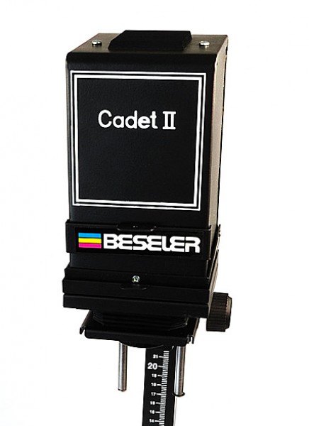 beseler cadet ii enlarger with baseboard and 50mm lens kit